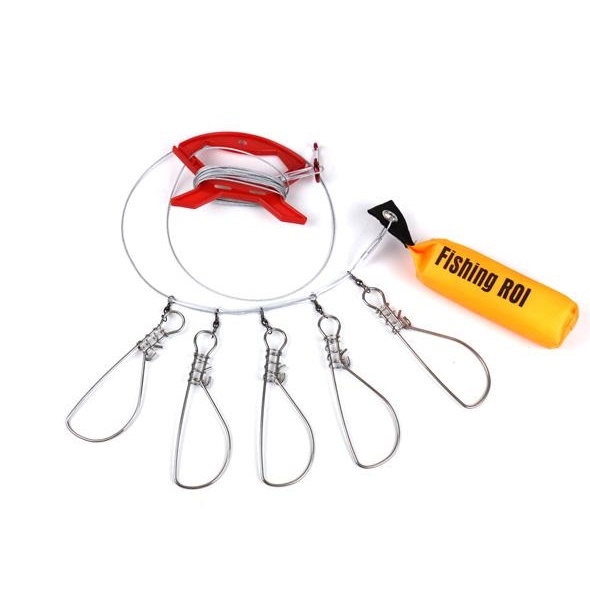 Кукан Fishing Roi з поплавком на 5 карабінів (808-11-05)