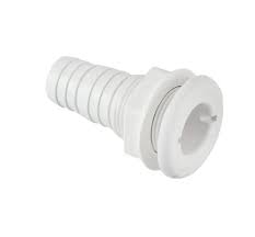 Штуцер зливний Easterner білий пластик 5/8" (16мм) (C11850)