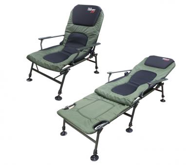 Карпове крісло-ліжко для риболовлі Fishing Roi HYB010C-AL-CAMO (HYB010C-AL-CAMO)