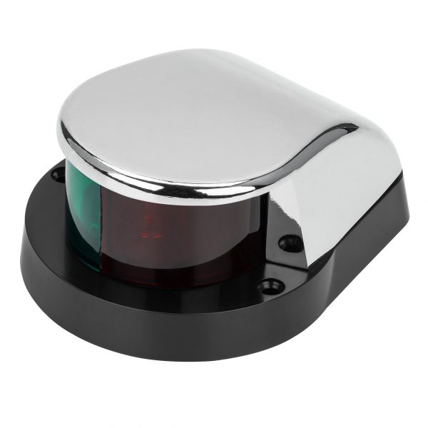 Навігаційний вогонь AAA червоно-зелений корпус хром (00154)