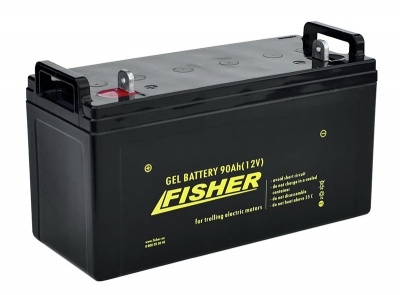 Акумулятор гелевий Fisher 90Ah 12V, вес,  28 кг (90Ah gel F)