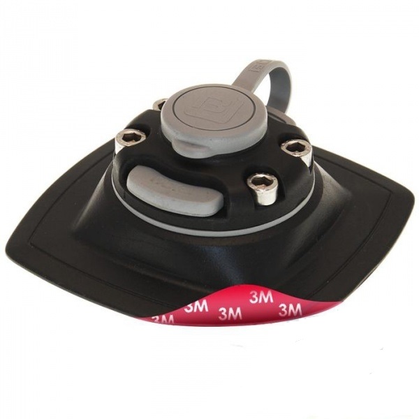 Замок та монтажний ПВХ майданчик FASTEN 110×110 мм з 3M VHB скотчем (FMs224) (01.01.004.01.01)