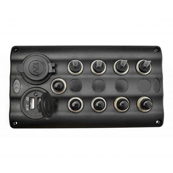 Панель RYE на 4 перемикачі автомат 82х107мм (HF60-046PN)