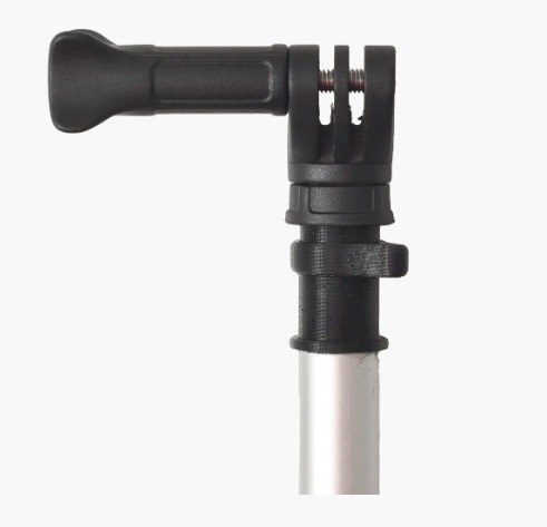 Телескопічний триступінчастий тримач екшн-камери FASTEN, довжиною 1100 мм (Ng1100) (01.05.007.01.06)