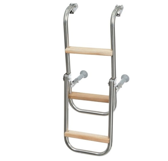 Сходи Sumar 250х800мм, з дерев'яними сходами,3 сходинки (1041)