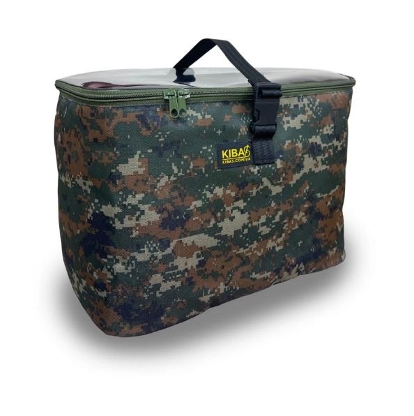 Сумка універсальна Kibas із прозорою кришкою 400х240х270 мм (КS402427GR)