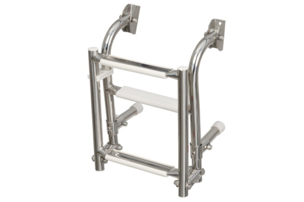 Сходи AquaLand складні, нержавіюча сталь, 1+2 сходинки (1103030)