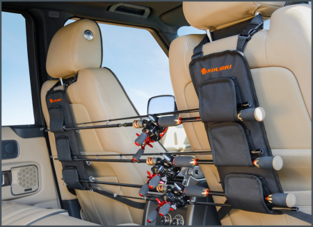 Тримач для спінінгів автомобільний Kolibri, чорний (32.106.32)