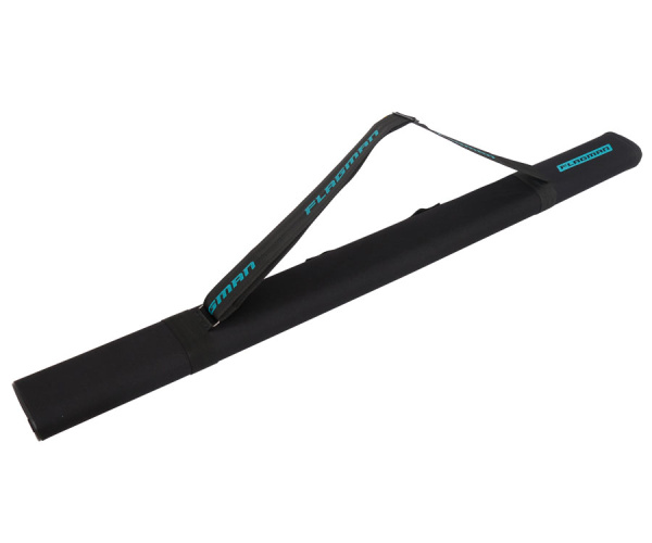 Тубус для вудлищ Flagman овальный чорний 125х65мм