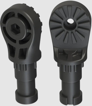 Адаптер FASTEN ASb027 чорний зі шліцами 27.7° для монтажу на системи SCOTTY (01.17.044.01.01)