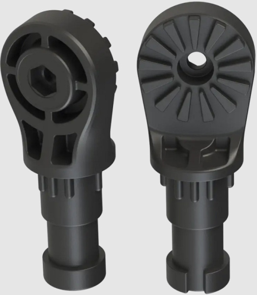 Адаптер FASTEN ASb027 чорний зі шліцами 27.7° для монтажу на системи SCOTTY (01.17.044.01.01)