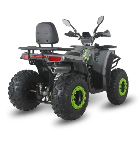 Квадроцикл FORTE ATV-200G зелено-сірий  (133190)