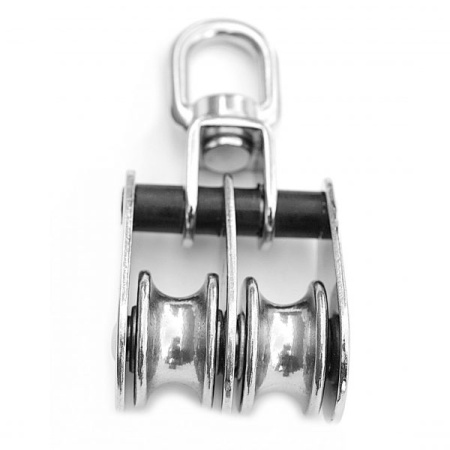 Подвійний роликовий блок ZEL з вертлюгом 32 мм (ZEL 35)