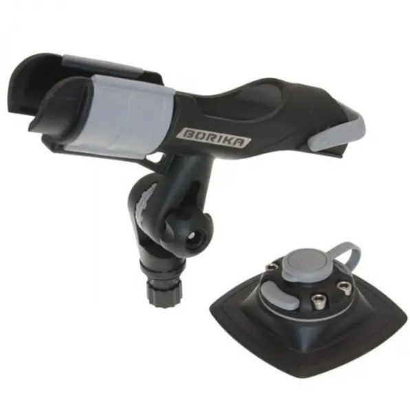 Тримач вудилища FASTEN із набором для встановлення на надувний борт (HTp225) (01.03.001.06.01) чорний