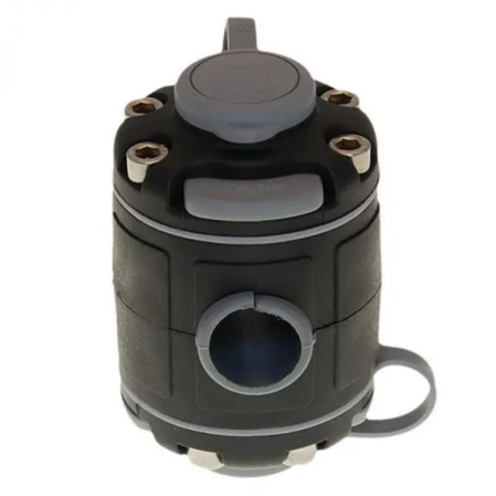 Замки та монтажний майданчик FASTEN для встановлення на трубу 22, 25 мм (FMr225) (01.01.010.02.01) чорний