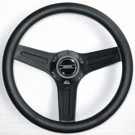 Рульове колесо Pretech 32 см, чорне (Pretech B)