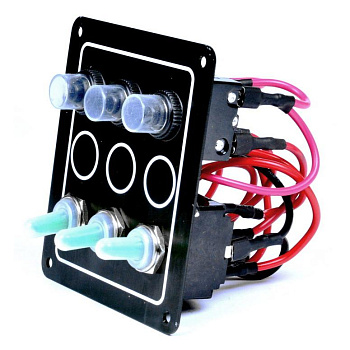 Панель AAA на 3 перемикачі (10032-BK)