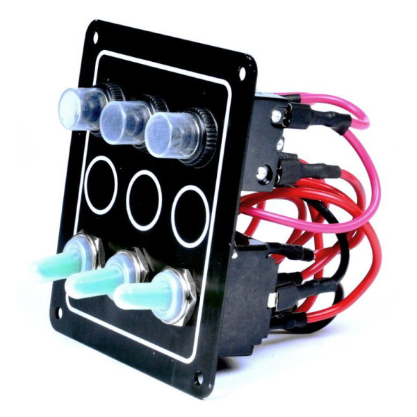 Панель AAA на 3 перемикачі (10032-BK)