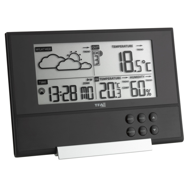 Метеостанція TFA "Pure", 120x178x35 мм (351107)
