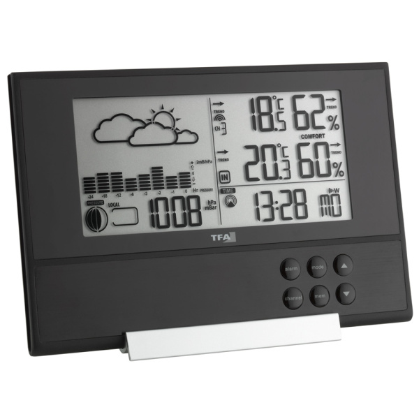 Метеостанція TFA "Pure Plus", 120x178x35 мм (351106)