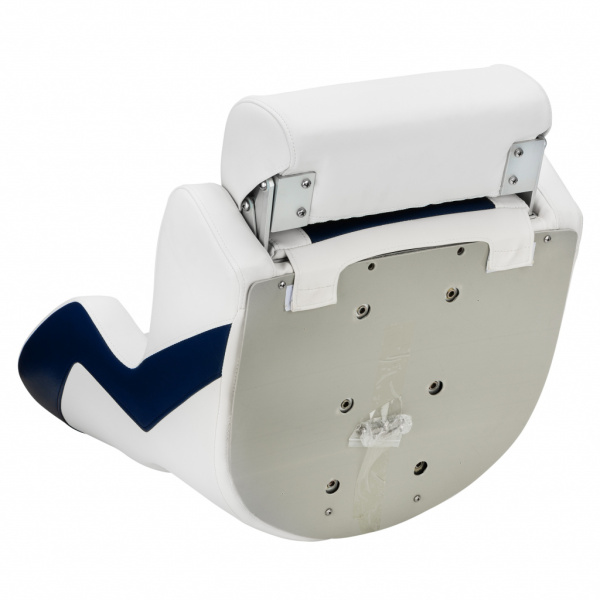 Сидіння RYE Deluxe Flip Up 24.5" x 20" x 15", синє/біле (HM40-10401)