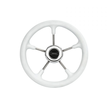 Рульове колесо Pretech 32 см, нержавіюча сталь біле (Pretech W)