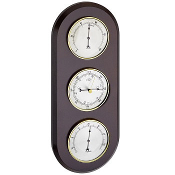 Метеостанція TFA "Classic" горіх, d=95/95/95 мм, 380х155 мм (20106403)