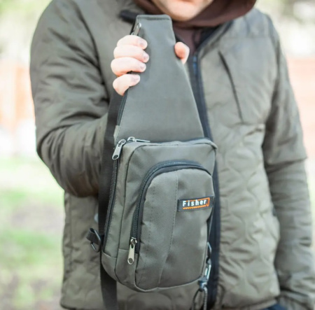 Сумка для риболовлі через плече Fisher (К-047)