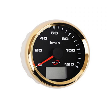 GPS спідометр ECMS HMG3-BG-120KL, діаметр 85мм (902-00078)