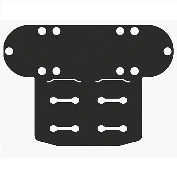 ПВХ кріплення FASTEN Pm150 тип MOLLE для кріплення сумок на площадку TRk150 (01.20.007.01.01)