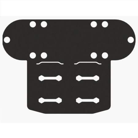 ПВХ кріплення FASTEN Pm150 тип MOLLE для кріплення сумок на площадку TRk150 (01.20.007.01.01)