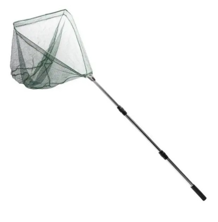 Підсак телескопічний LuckyFish 200 см, діаметр голови 40*40*40 см, трикутний алюміній