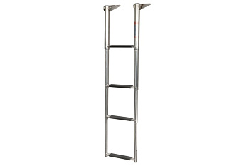 Телескопічні сходи AquaLand, нержавіюча сталь, 3 сходинки (1125582)