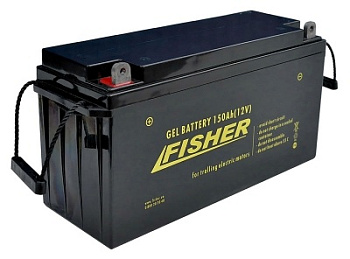 Акумулятор гелевий Fisher 150Ah 12V, 44 кг (150AH gel)