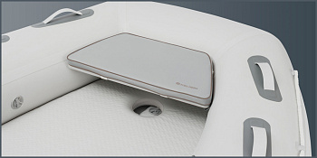 Накладка на носову банку м'яка Kolibri 29х42х67 см (КМ-330DXL, КM-360DXL) сірий (31.013.53)