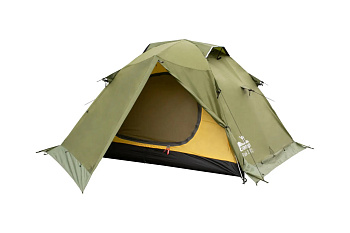Намет Tramp Peak 3 (V2) Зелений (TRT-026-green)