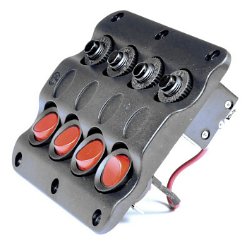 Панель AAA на 4 перемикачі (10024-BK)