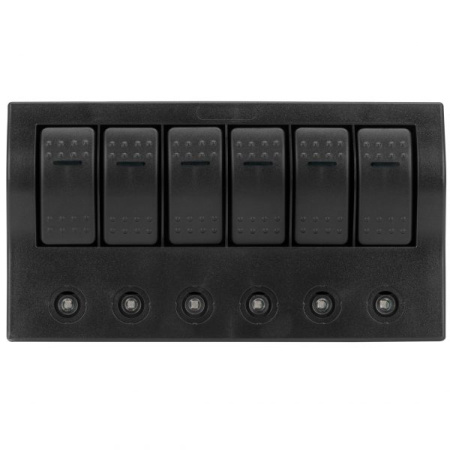 Панель RYE на 6 перемикачів (1 кнопка під сигнал) (HF60-006AP)