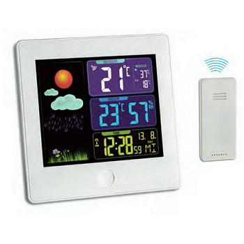 Метеостанція TFA "Sun", 120х25х120 мм, білий (35113302)