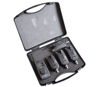 Набір електронних сигналізаторів клювання Carp Pro Detect 9V 4+1 (6306-104)