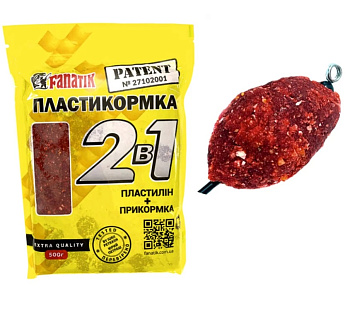 Пластикормка Fanatik Полуниця, 500 г