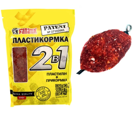 Пластикормка Fanatik Полуниця, 500 г