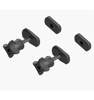 Комплект ручок FASTEN Kn228 2шт з Т-подібними прижимами і насадками (01.17.027.01.01)