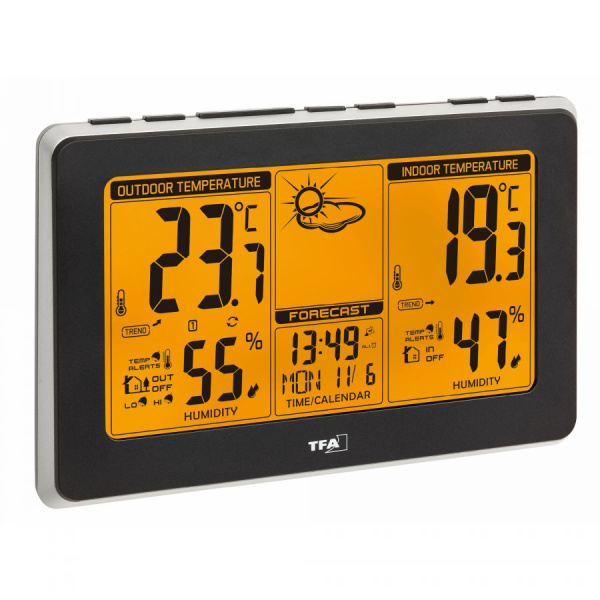 Метеостанція TFA "Mondo", 214x27x140 мм (35115101)