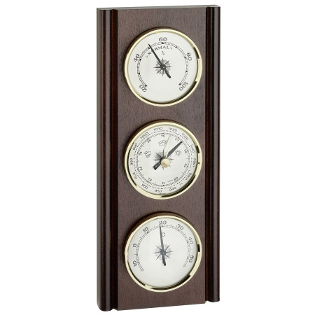 Метеостанція TFA "Classic" горіх, d=70/70/70 мм, 270х110 мм (20100203)