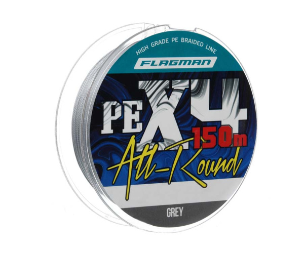 Шнур Flagman All-Round PE X-4 Grey 150м