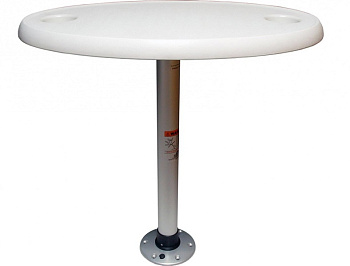 Стіл овальний Springfield 45х76 см, основа алюміній із замком (1690106)