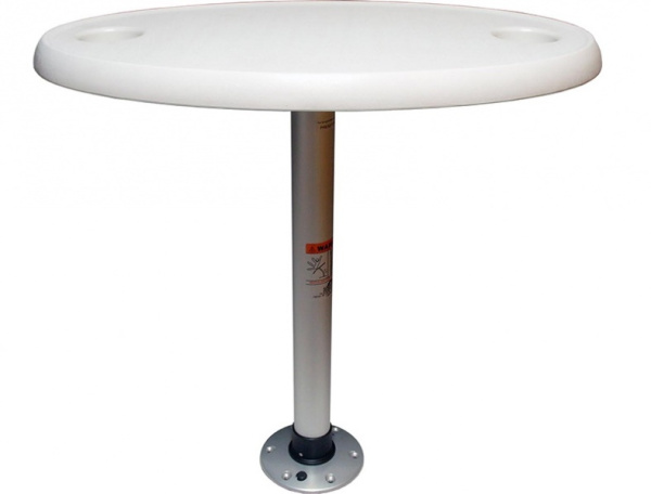 Стіл овальний Springfield 45х76 см, основа алюміній із замком (1690106)