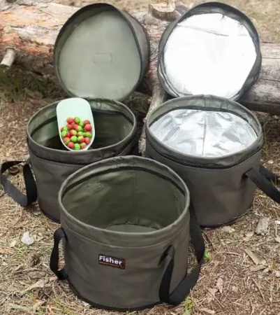 Відро для прикормки без кришки Fisher (K-023)