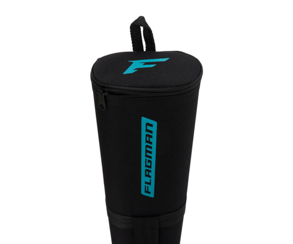 Тубус для вудлищ Flagman овальный чорний 125х65мм